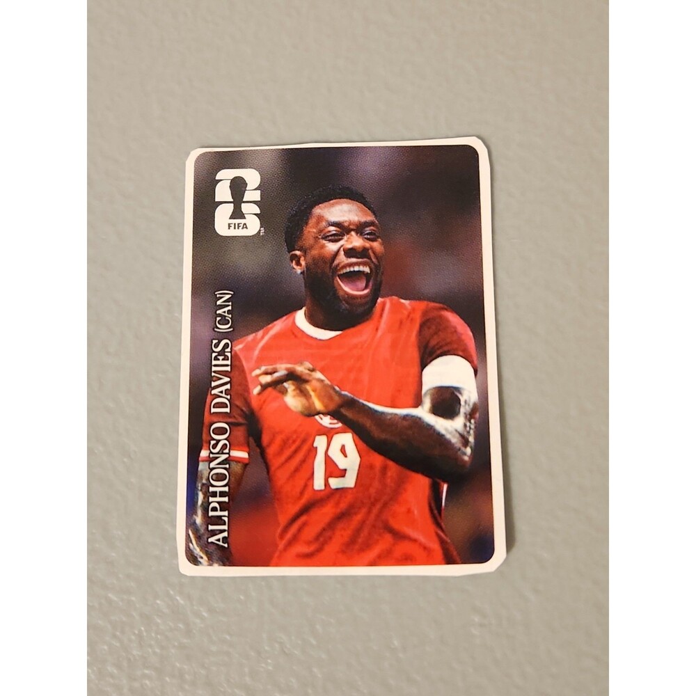 2026 FIFA WORLD CUP COCA-COLA PANINI STICKER ALPHONSO DAVIES CANADA #CC9